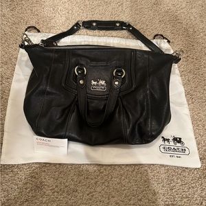 COACH BLACK SATCHEL - VINTAGE